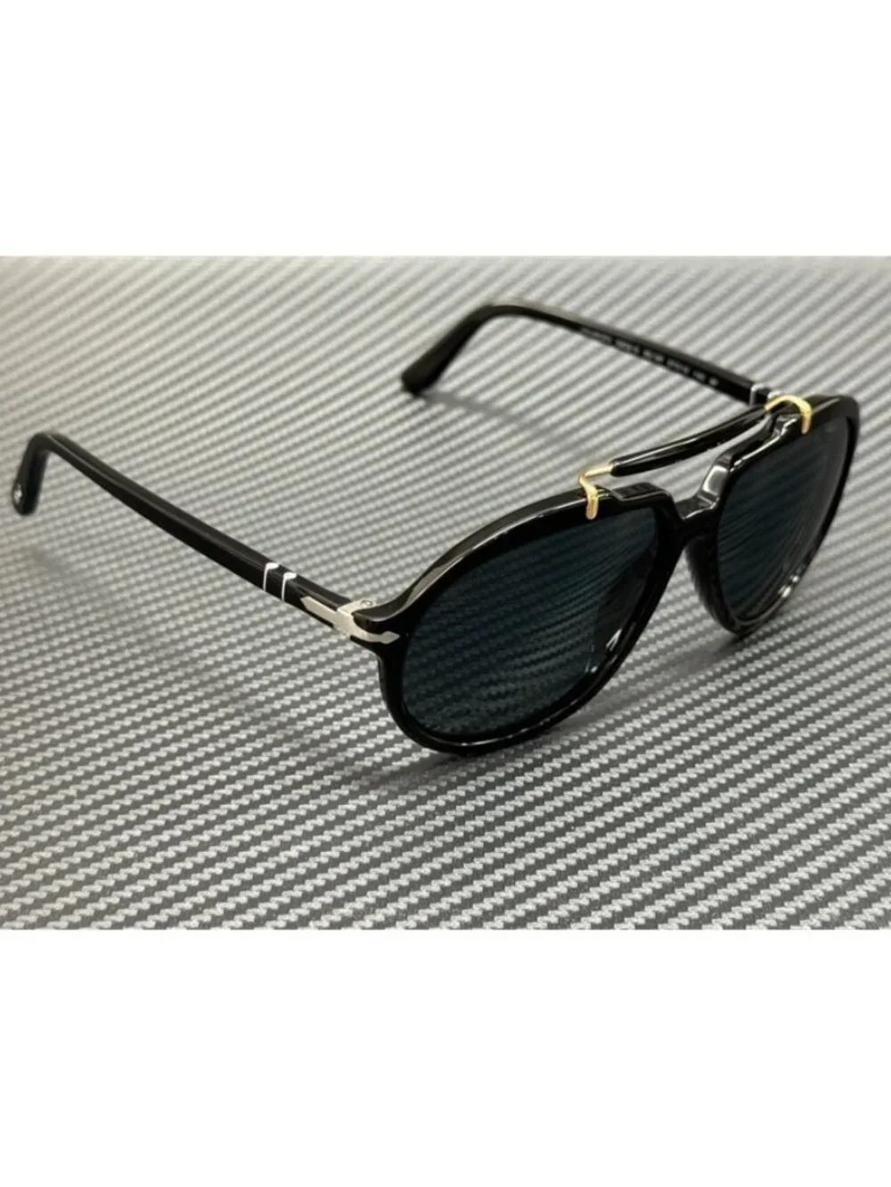 New Persol Men Black Sunglasses 57-13-140